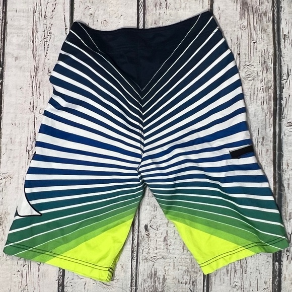 Hurley Board Shorts Multi Color Surfing Surfer Beach Summer Swim Trunks Shorts - Picture 2 of 6